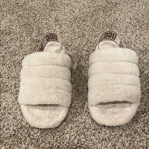 UGG Fluff Yeah Cream Slides